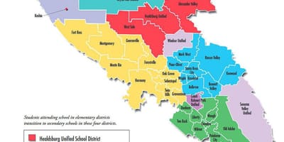 সান ফ্রান্সিসকো স্কুল জেলা মানচিত্র