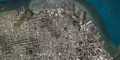 মানচিত্র, সান ফ্রান্সিসকো স্যাটেলাইট