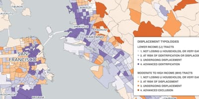 মানচিত্র, সান ফ্রান্সিসকো gentrification