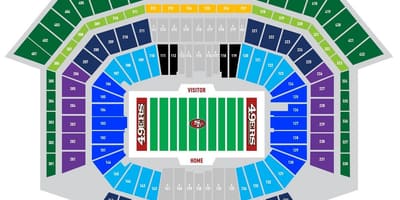 মানচিত্র 49ers পার্কিং 