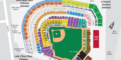 At&t ballpark মানচিত্র