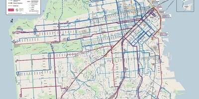 SFmta রুট ম্যাপ